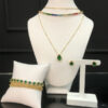 Pulseira Isis Verde Esmeralda Folheado a Ouro 18K