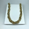 Colar Elos Duplos Folheado a Ouro 18K