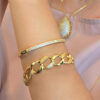 Bracelete Angélica Micro Zircônias Folheado a Ouro 18K