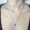 Conjunto Princesa Quartzo Rosa Folheado a Ouro 18K - Imagem 2