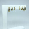 Brinco Argolinha Colorida P Folheado a Ouro 18K - Imagem 4