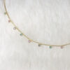 Choker Pedras Coloridas Folheado a Ouro 18K - Imagem 3