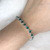 Pulseira Isis Verde Esmeralda Folheado a Prata - Image 4