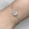 Pulseira Coração Zircônia Folheado a Prata - Image 2