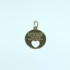 Pingente Medalha Ho’Oponopono Folheado a Ouro 18K