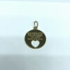 Pingente Medalha Ho’Oponopono Folheado a Ouro 18K