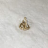 Brinco Argolinha Lady Micro Zircônia Folheado a Ouro 18K