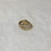 Brinco Argolinha Lady Micro Zircônia Folheado a Ouro 18K