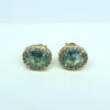 Brinco Princesa Acquamarine Folheado a Ouro 18K