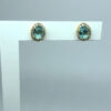 Brinco Princesa Acquamarine Folheado a Ouro 18K