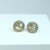 Brinco Infinito com Micro Zircônia Folheado a Ouro 18K