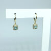 Brinco Argolinha Lilly Acquamarine Folheado a Ouro 18K