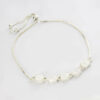 Pulseira Luisa Quartzo Branco Folheado a Prata