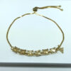 Pulseira Lya Pedra Citrino Folheado a Ouro 18K