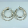 Brinco Festa com Micro Zircônias Folheado a Ouro 18K