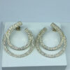 Brinco Festa com Micro Zircônias Folheado a Ouro 18K