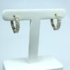 Brinco Argola G com Zircônias Folheado a Ouro 18K - Image 2
