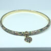 Bracelete com Micro Zircônias Coloridas Folheado a Ouro 18K - Image 3