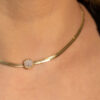 Choker Fita com Mandala em Micro Zircônias Folheado a Ouro 18K - Image 2