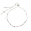 Pulseira com Zircônias Baguetes Folheado a Prata