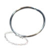 Bracelete Liso Folheado a Prata
