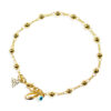 Pulseira Bolinha Folheado a Ouro 18K