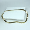 Choker Fita Larga Folheado a Ouro 18K