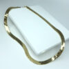 Choker Fita Larga Folheado a Ouro 18K