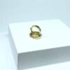 Brinco Argolinha Lisa P Folheado a Ouro 18K