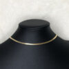 Colar Fita Folheado a Ouro 18K