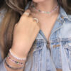 Choker Gabi Zircônias Coloridas Folheado a Prata - Imagem 4