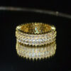 Anel Bianca Zircônia Folheado a Ouro 18K