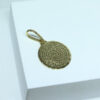 Pingente Pai Nosso P Folheado a Ouro 18K