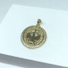 Pingente de Medalha São Bento M Folheado a Ouro 18K