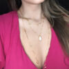 Conjunto Gota Micro Zircônia Folheado a Ouro 18K