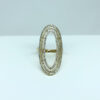Anel Débora Micro Zircônias Folheado a Ouro 18K