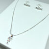Conjunto Peixe Micro Zircônias Folheado a Prata