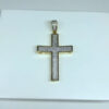 Pingente Cruz Micro Zircônia Folheado a Ouro 18K