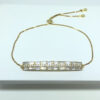Pulseira Zircônias Talita Folheado a Ouro 18K