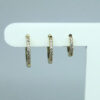 Brinco Argolinha Fernanda G Folheado a Ouro 18K
