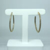 Brinco Argola Flora Micro Zircônia Folheado a Ouro 18K - Image 2