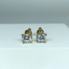 Brinco Ponto de Luz Folheado a Ouro 18K