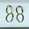 Brinco Elos Folheado a Ouro 18K