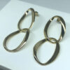 Brinco Elos Folheado a Ouro 18K