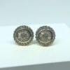 Brinco Redondo Zircônia Folheado a Ouro 18K
