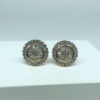 Brinco Redondo Zircônia Folheado a Ouro 18K