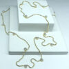 Colar Longo com Zircônia Folheado a Ouro 18K