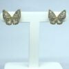 Brinco Borboleta com Micro Zircônias Folheado a Ouro 18K - Image 2