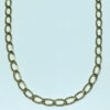 Corrente Masculina 1x1 15 Folheado a Ouro 18K