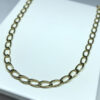 Corrente Masculina 1x1 15 Folheado a Ouro 18K